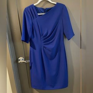 Rich-blue Tahari semi-formal dress